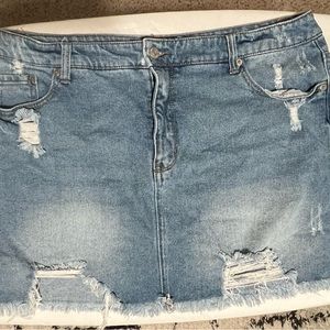 Denim skirt